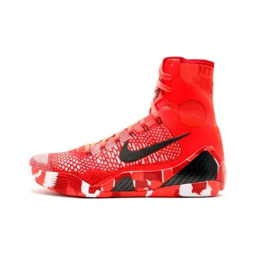 Nike Kobe 9 Elite Christmas High Top Баскетбольные кроссовки Мужские Красные Выпуск 2014 года
