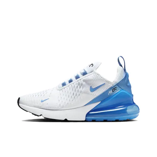 Nike Air Max 270 Low Топ Беговые кроссовки Женские Белый Синий