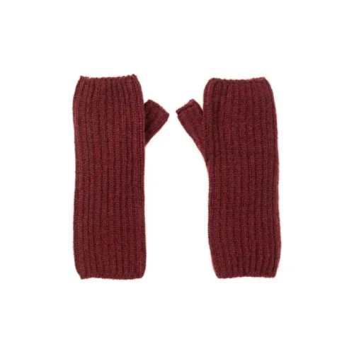 JOHNSTONS OF ELGIN Вязаные перчатки Женские Red