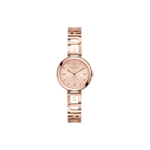 Furla Кварцевый Movement Женские Часы 30MM Розово-золотые