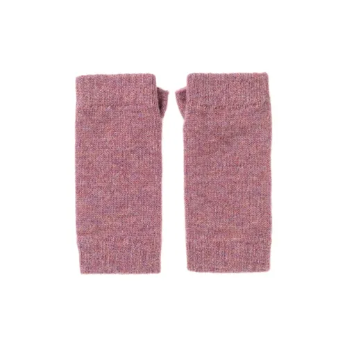 JOHNSTONS OF ELGIN Вязаные перчатки Женские Светло-розовые