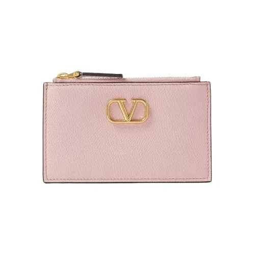 Valentino GRAIN LEATHER Картхолдер Женские Вода Сиреневый