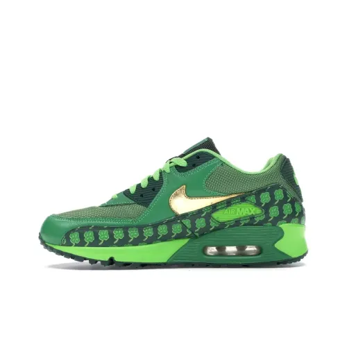 Nike Air Max 90 Low Топ Повседневная обувь Мужская Зеленая