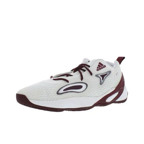 Adidas Exhibit A Амортизирующие низкие беговые кроссовки с противоскользящим покрытием унисекс красные и белые