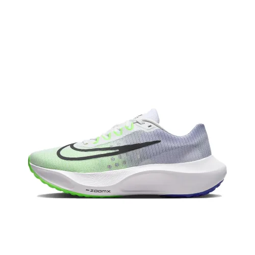 Nike Zoom Fly 5 Беговые кроссовки Низкий Топ Белый Зеленый Racing Синий Черный Мужской