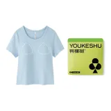 [с Размер бюстгальтера Holder Короткий рукав] Далекий Небесный Синий