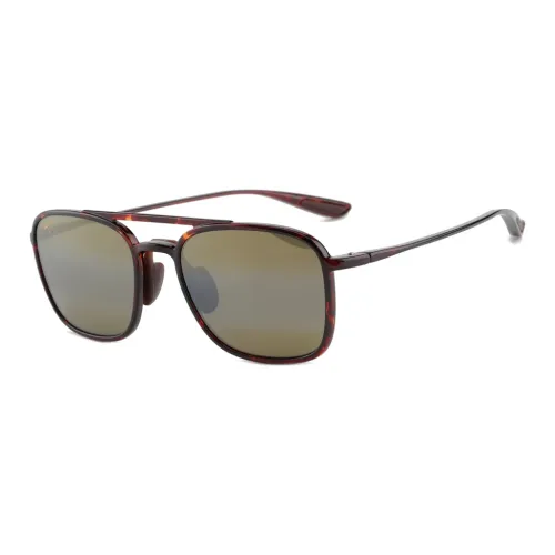 Maui Jim Металл Aviator Солнцезащитные очки Унисекс Коричневый