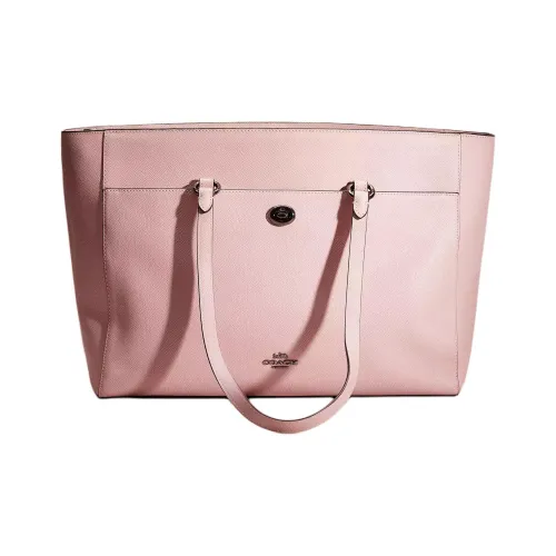 COACH Folio Кожа Тоут Сумка Сумка для покупок Сумка Сумка через плечо Большая Женская Бронза с Аврора Цвет