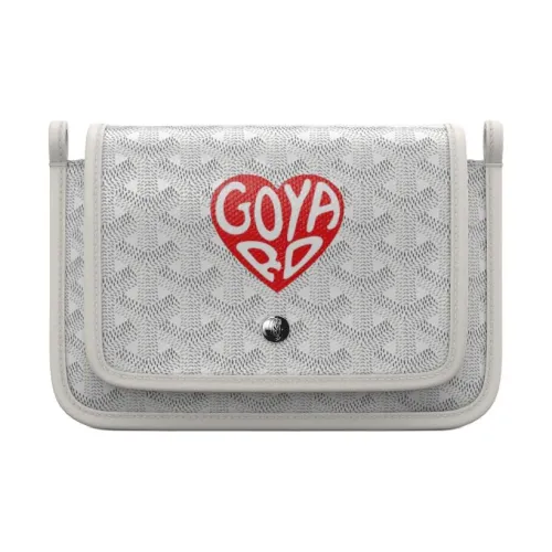 GOYARD Plumet Холст и Кожа WOC Конверт Сумка Клатч Сумка через плечо Сумка на плечо Унисекс