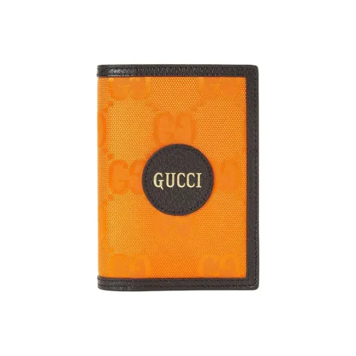 GUCCI Off The Grid Nylon Passport HOLDER Кошелек Regular Men's Orange Black