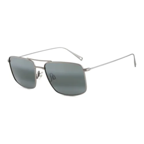 Maui Jim Металл Aviator Солнцезащитные очки Унисекс Серебряный