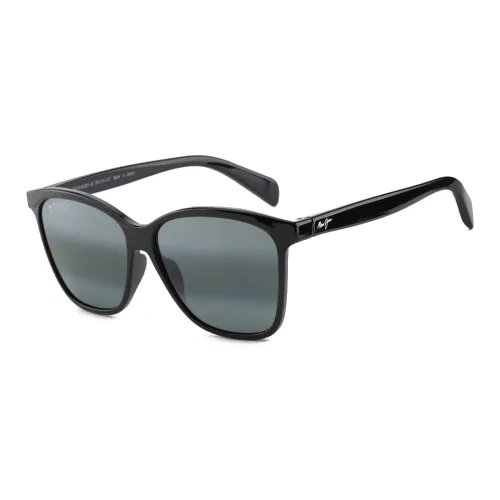 Maui Jim Пластиковая оправа солнцезащитные очки "Бабочка" унисекс черный