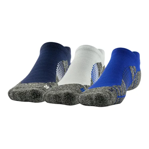 Under Armour Elevated 3 Pack Темно-синий Синий+Белый+Синий Мужские Носки