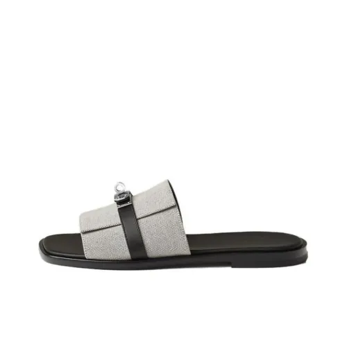 HERMES Gabriella Слипоны Серый Мужской