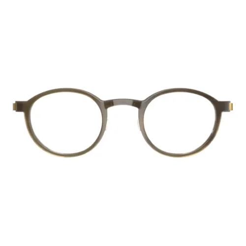 LINDBERG Круглые Оправы для Очков Унисекс Коричневый