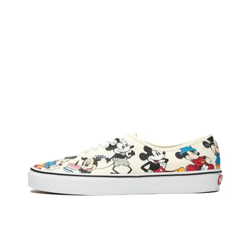Disney x Vans Authentic Series Low Топ Скейтборд Кроссовки Унисекс Многоцветные