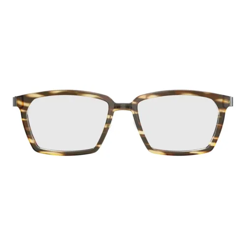 LINDBERG Нерегулярная форма оправы для очков Унисекс Черепаховый