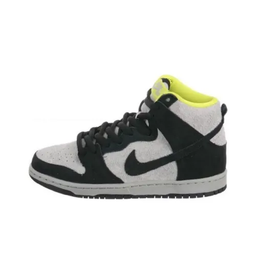 Nike Dunk Slip-Resistant High Top Скейтборд Кроссовки Мужские Зеленый Белый Черный