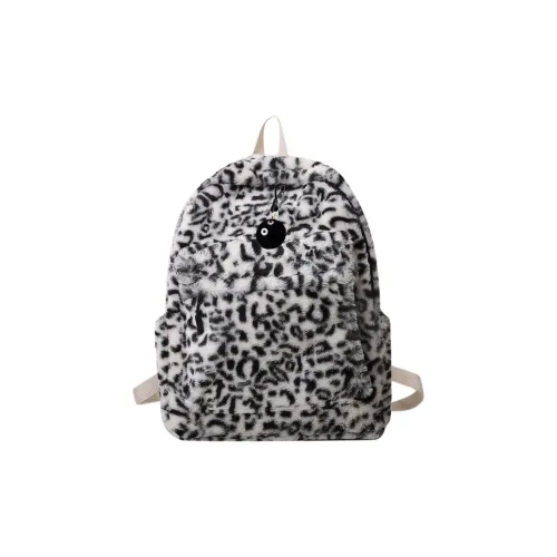 UNITE STAR Шерстяной рюкзак среднего размера белый с леопардовым принтом камуфляжный леопардовый принт