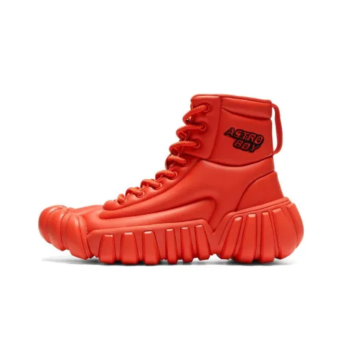 Астробой x Onitsuka Tiger Dentigre Puff Slip-resistant High Top Casual Unisex Red