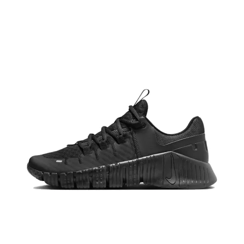Nike Free Metcon Slip-resistant Abrasion-resistant Low-top Беговые кроссовки Женские Черный