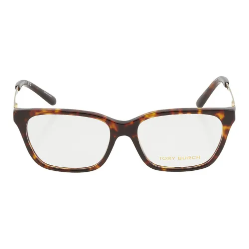 TORY BURCH Пластик Квадратные Оправы для очков Женские Коричневый