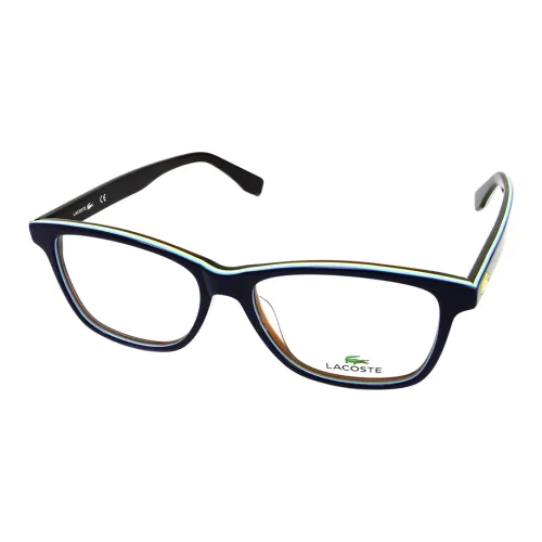 LACOSTE Пластик Прямоугольные Оправы для очков Унисекс Синий
