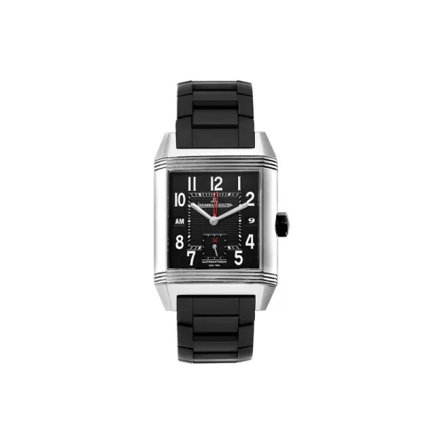 Jaeger LeCoultre Автоматический Механический Мужской Часы Flip Collection REVERSO 41mm*13mm Черные