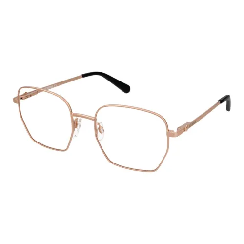 MOSCHINO Металл Ацетат Нерегулярная форма Оправы для очков Женские Розово-золотой