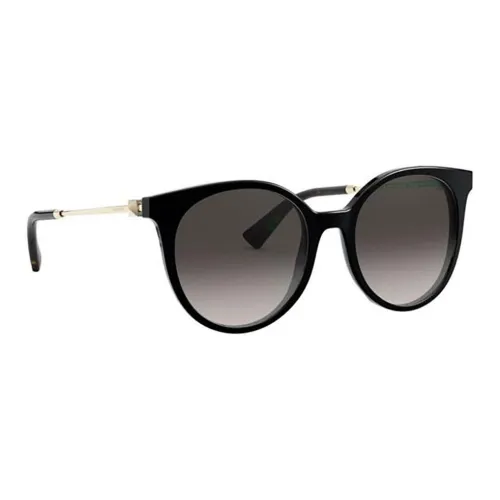 Valentino Ацетат Круглые Солнцезащитные очки Женские Черные