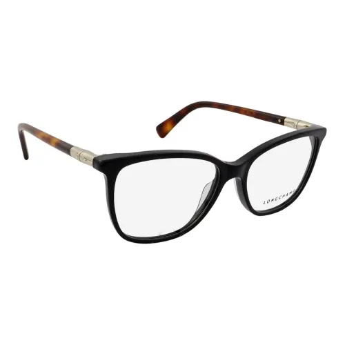 LONGCHAMP Ацетат Прямоугольные Оправы для очков Женские Черные