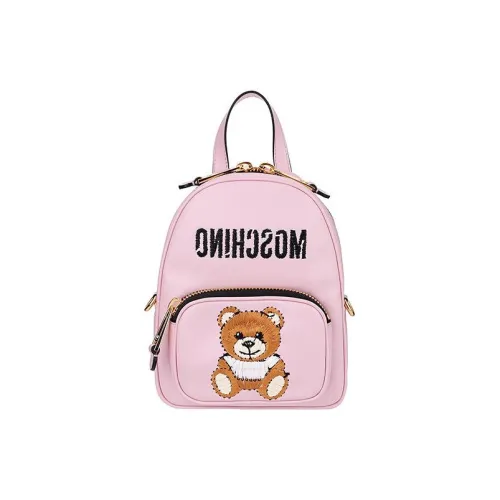 MOSCHINO Телячья кожа Рюкзак Женские Розовый