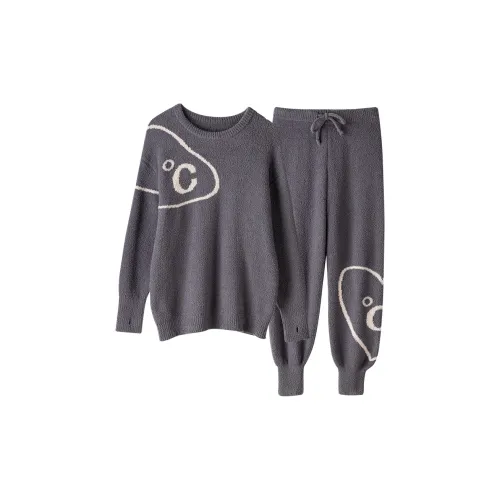Yi Fen Dark Gray Men's Pajama Sets Yi Fen Темно-серый Мужской Пижамные Комплекты