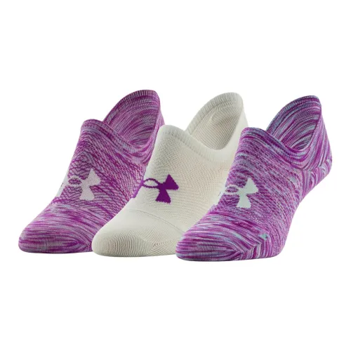 Under Armour Breathe 3 шт Фиолетовый+Серый+Фиолетовый Женские носки