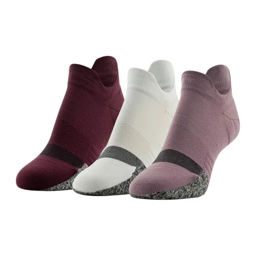 Under Armour Breathe 3 шт красного цвета + Белый + Фиолетовый Женские носки