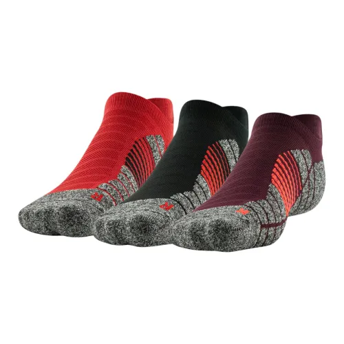 Under Armour Elevated 3 Pack Красный+Черный+Темно-Красный Мужские Носки
