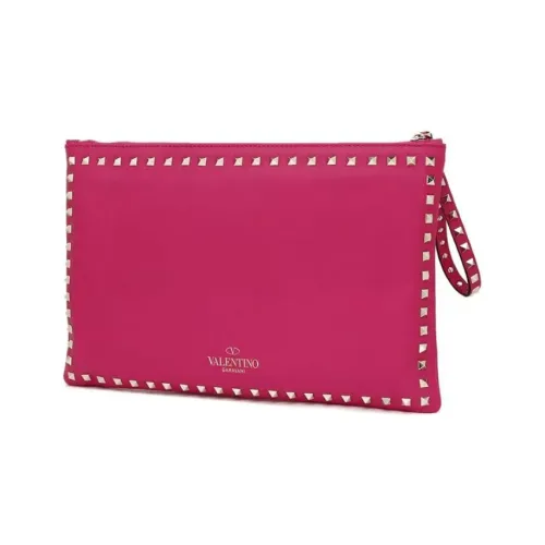 Valentino Кожа Клатч Женские DISCO Розовый