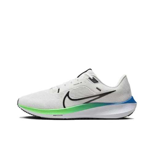 Nike Air Zoom Pegasus 40 Low Топ Повседневный Бег на длинные дистанции Тренировки Спринт Беговые кроссовки Мужской Белый черный зеленый