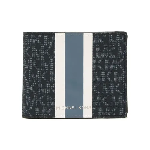 MICHAEL KORS Покрытый холст Кошелек Мужской Синий