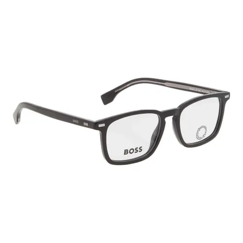 HUGO BOSS Пластик Квадратные Оправы для Очков Мужские Черные