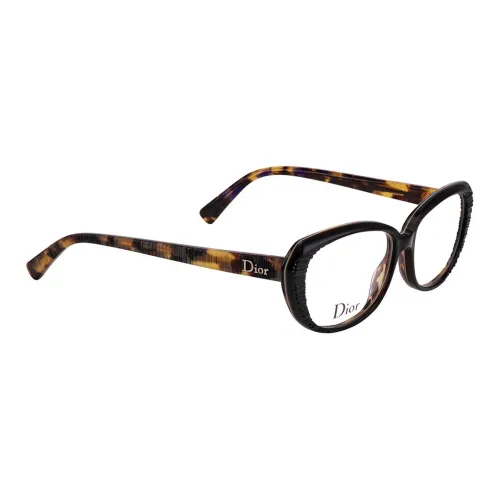 DIOR Ацетат Оправы для очков с формой "Кошачий глаз" Женские Черепаховый цвет