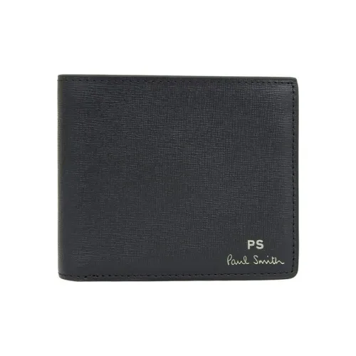 Paul Smith Кожаный держатель для карт и кошелек Унисекс Черный и Разноцветный
