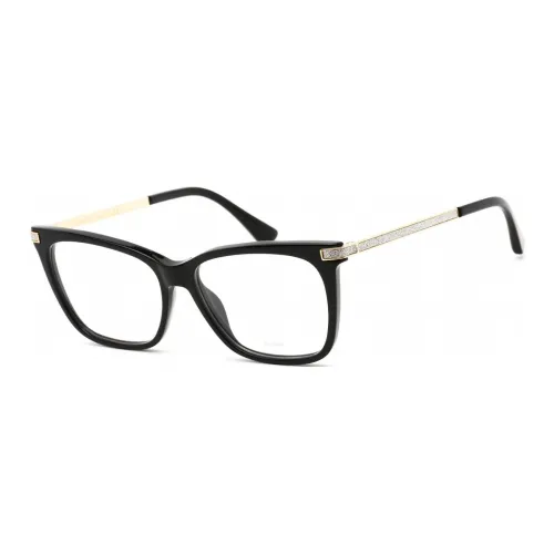 Jimmy Choo Ацетатные оправы для очков "Кошачий глаз" Женские Черные