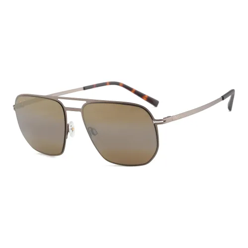 Maui Jim Металл Aviator Солнцезащитные очки Унисекс Коричневый