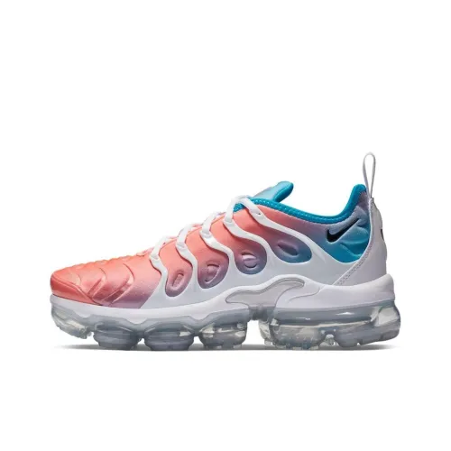 Nike Air Vapormax Plus Low Топ Беговые кроссовки Женские Белые Апельсиновые