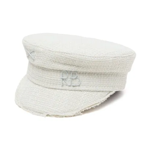 RUSLAN BAGINSKIY Полиэстер Шапки из шерсти Женские Белые