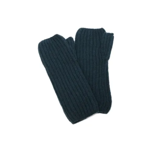 JOHNSTONS OF ELGIN Вязаные перчатки Женские Темно-зеленый