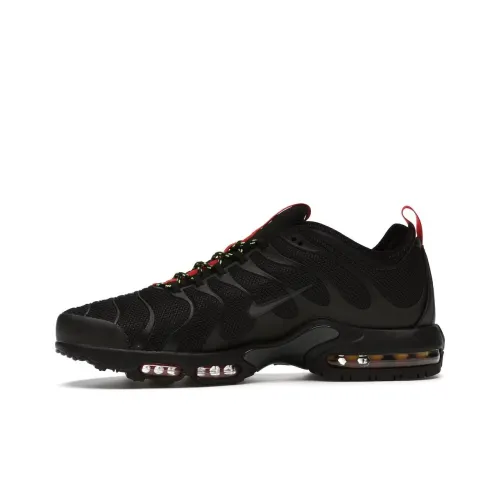Nike Air Max Plus Устойчивый к истиранию Низкий Топ Повседневная обувь Мужская Черная
