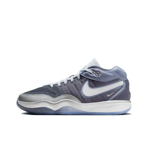 Nike G.T. Hustle 2 'Be True To HER School' Slip-resistant Low-Top Basketball Shoes Men's Gray Blue Найк G.T. Hustle 2 'Be True To HER School' Противоскользящие Низкие Баскетбольные Кроссовки Мужские Серый Синий