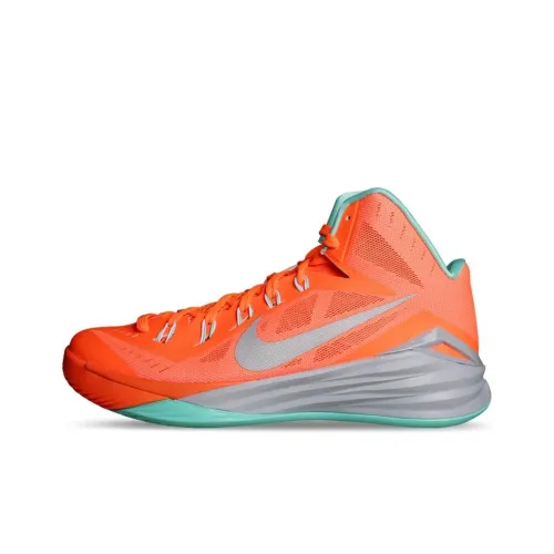 nike Hyperdunk 2014 Амортизация Противоскользящий Увеличение Высоты MID Баскетбольные Кроссовки Мужской George Оранжевый